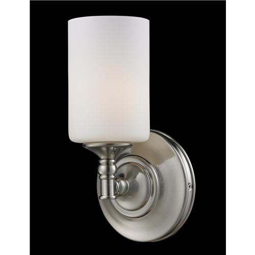 Z-Lite 2102-1S Cannondale 1 Light Wall Sconce in Brushed Nickel